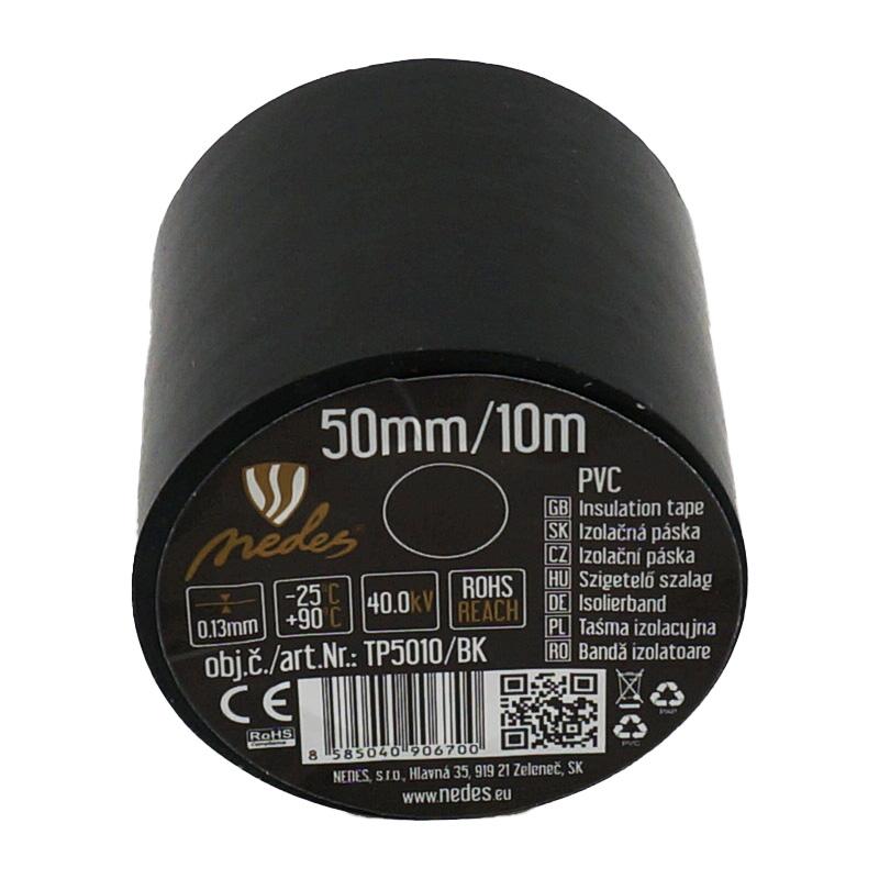 Izolační páska 50mm/10m černá -TP5010/BK