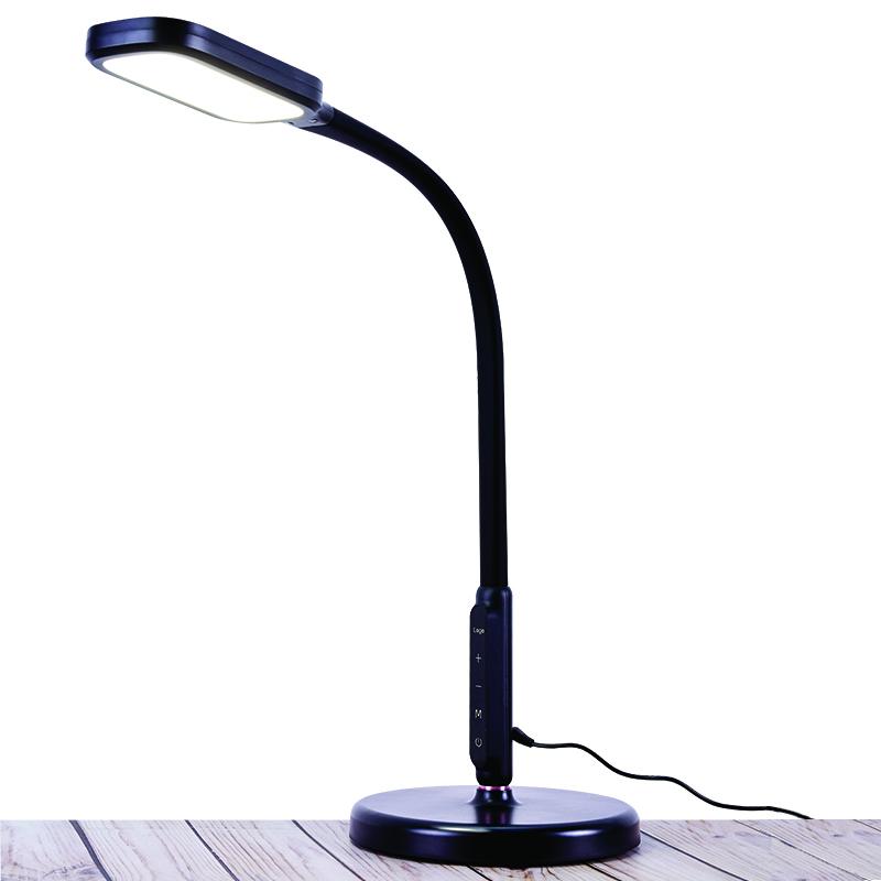 LED lampa XENIA 12W stmívatelná s časovačem ( stůl / zem / klip ) - DL4306/B