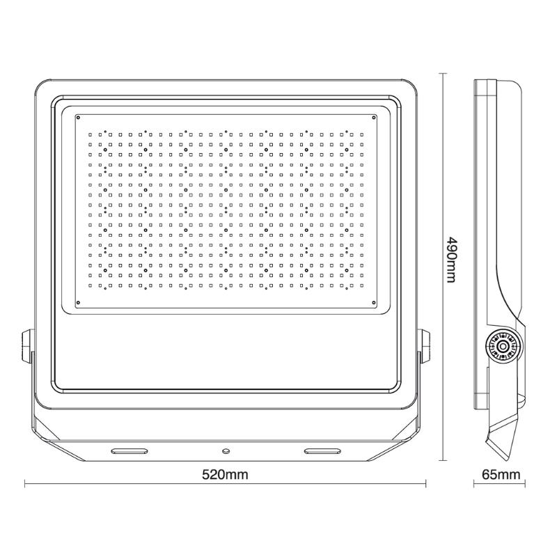 Venkovní LED reflektor PROFI Plus 400W / 5000K - LF4029S