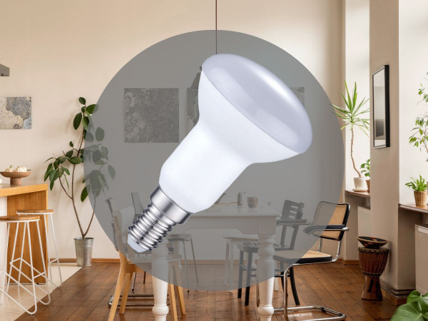 LED žárovka 6W - R50 / E14 / SMD / 4000K - ZLS225