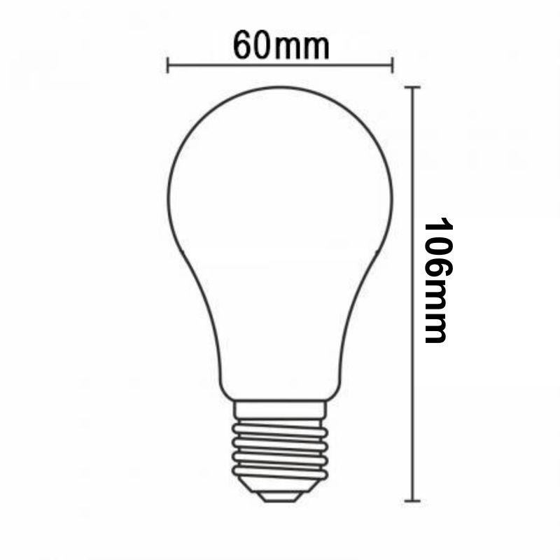 LED žárovka / filament 7,5W - A60 / E27 / 4000K - ZLF522D