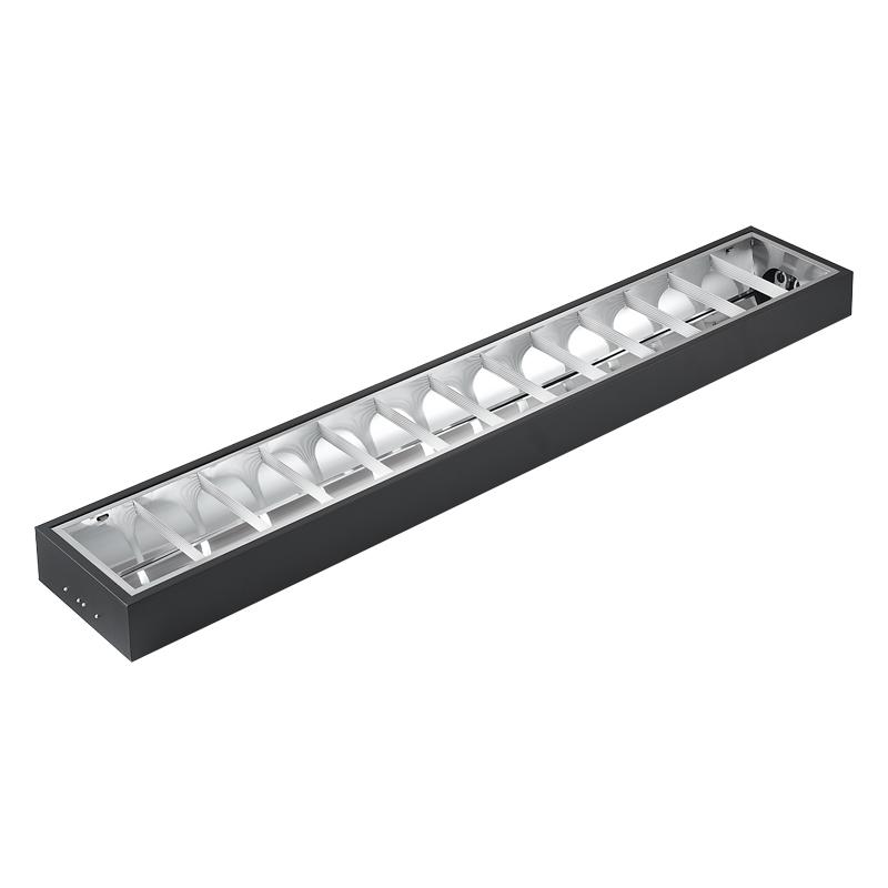Černé svítidlo na 2 x T8 ( 120cm LED trubice ) - TL302B