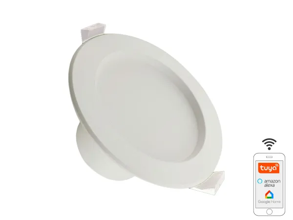 LED svítidlo WIFI 10W / IP44 / 3000K - 6500K / WH - LDL164W 1