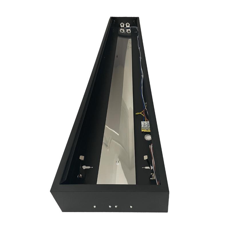 Černé svítidlo na 2 x T8 ( 120cm LED trubice ) - TL302B