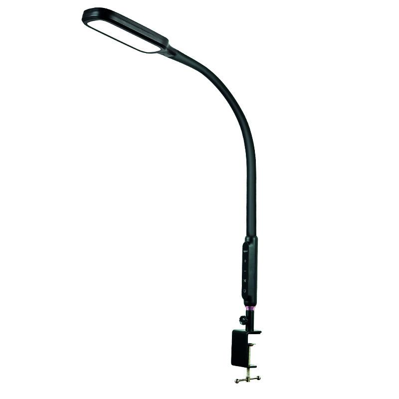 LED lampička XENIA 12W stmívatelná s časovačem ( stůl / zem / klip ) - DL4306/B