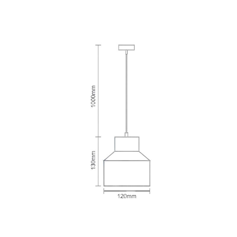 Svítidlo Terrazzo bílá 1 x E27 - ME0015R/W