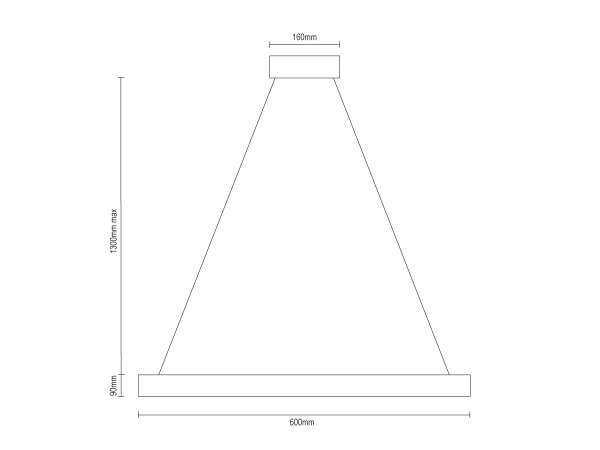 Závěsné LED svítidlo + dálkové ovládání 80 W – J4391/W 8