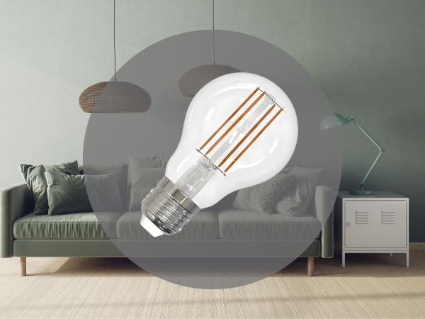 LED žárovka / filament 11W - A60 / E27 / 4000K - ZLF523D