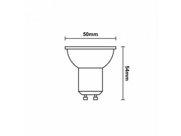 LED žárovka 6,7W - GU10 / SMD / 4000K - ZLS1327 6