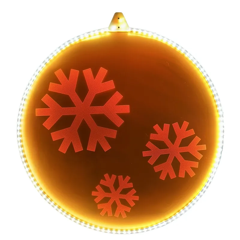 Vánoční dekorace Koule s vločkami - ML05