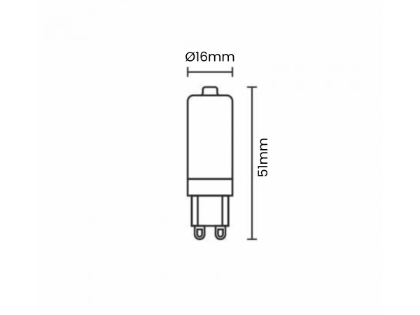 LED žárovka 3,9W - G9 / SMD / 4000K - ZLS624 3