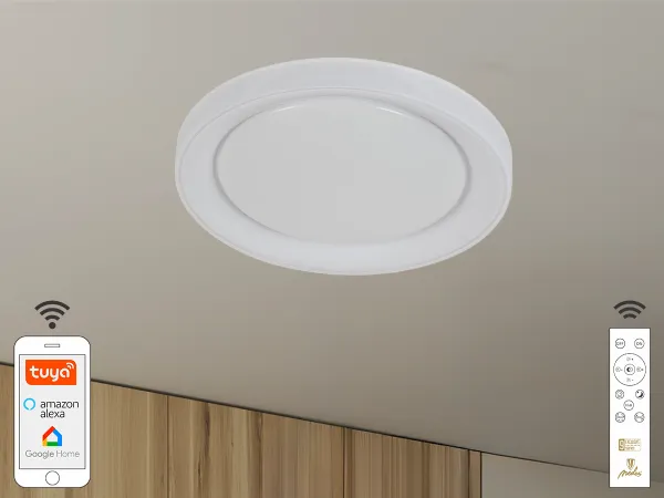 LED svítidlo OPAL RGB + CCT + dálkový ovladač + Wifi 24W - LC951U