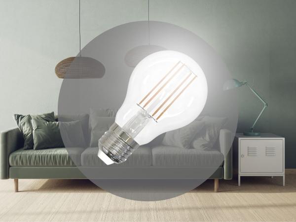 LED žárovka / filament 11W - A60 / E27 / 4000K - ZLF523D 1