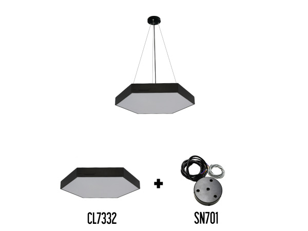 LED stropní svítidlo 135W - CL7332 5