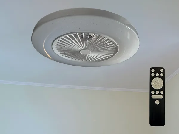 LED svítidlo + stropní ventilátor STAR + dálkový ovladač 72W - LCL6350