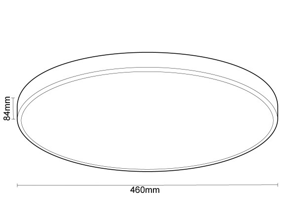 LED stropní svítidlo OPAL + dálkové ovládání + Wifi 48W - LC902AS/WH 6