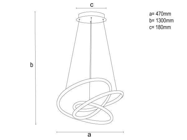 LED závěsné svítidlo s dálkovým ovladačem 90W - TA2307/W 9
