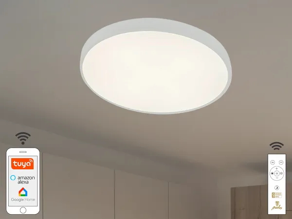 LED svítidlo OPAL + dálkový ovladač + Wifi 48W - LC902AS/WH 1