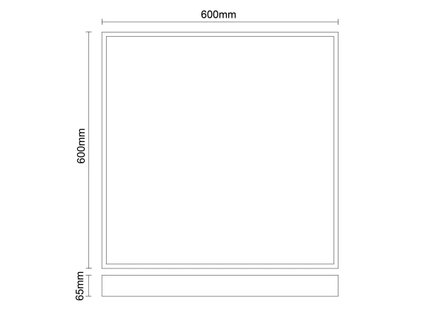 LED podhledový stropní panel 40W / 600x600 / CCT / WH / UGR19 - PL531 10