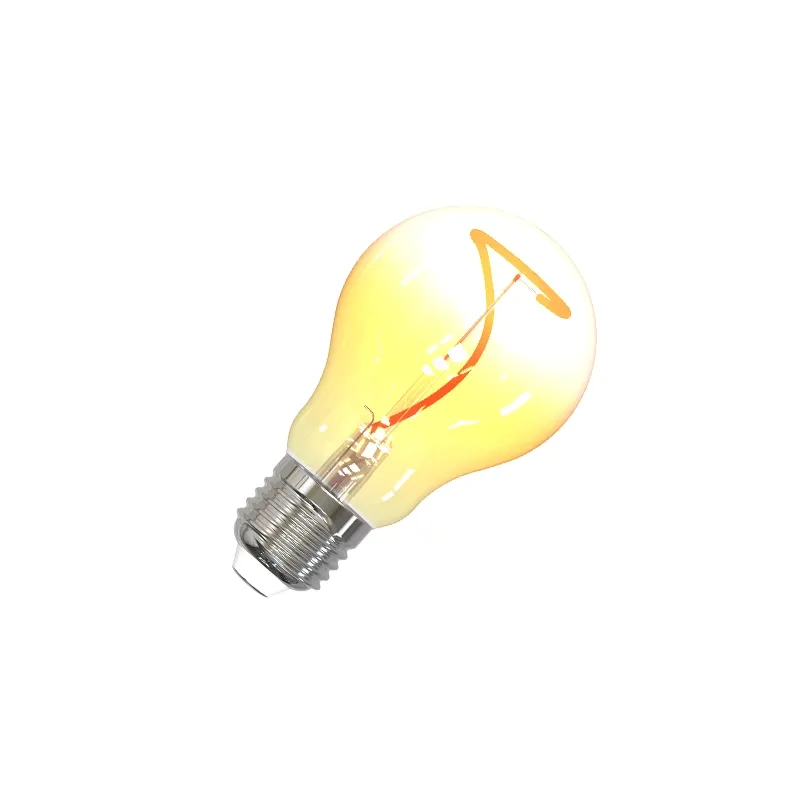 LED Filament SHAPE 4W YELLOW - A60 / E27 / 1800K - ZSF106