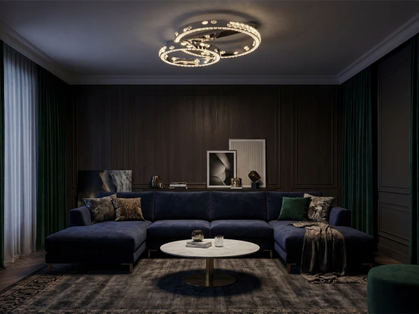 CLARIS stropný krištáľový luster - V30009 2