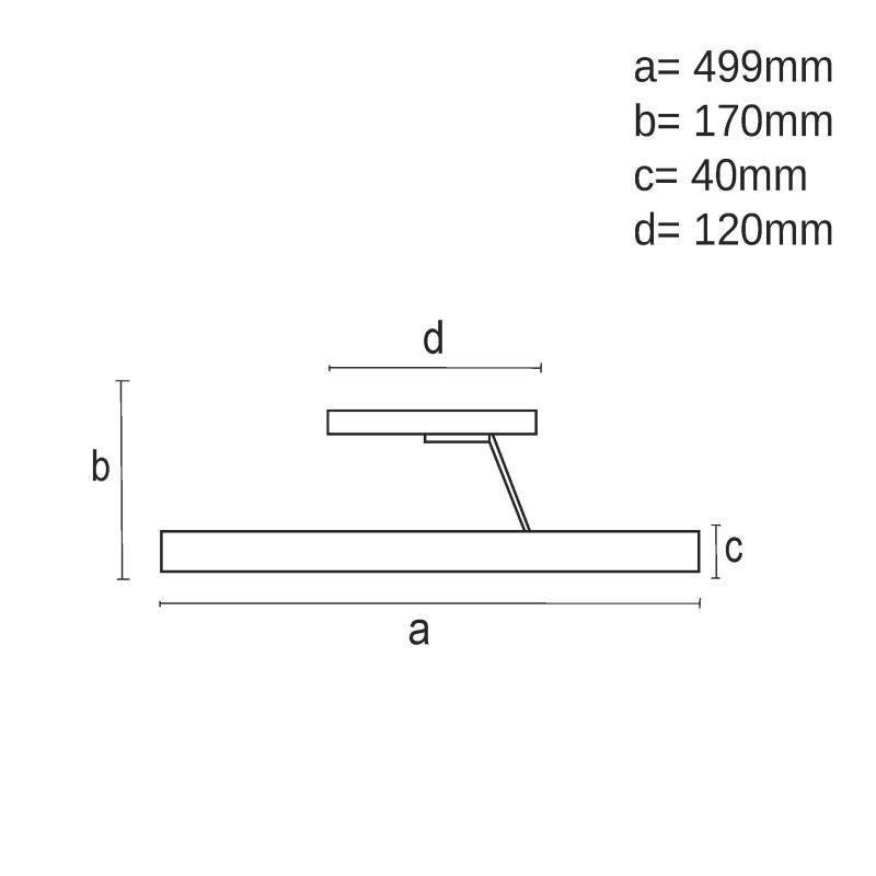 LED stropní svítidlo s dálkovým ovladačem 40W - TA1313/G