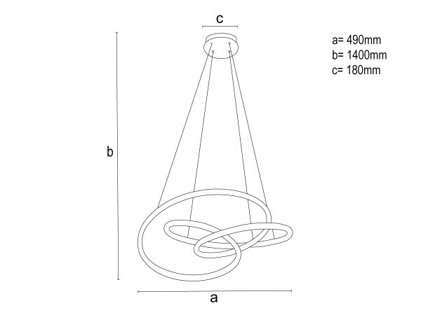 LED závěsné svítidlo s dálkovým ovladačem 85W - TA2308/B 9