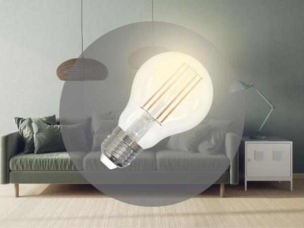 LED žárovka / filament 11W - A60 / E27 / 3000K - ZLF513D 1