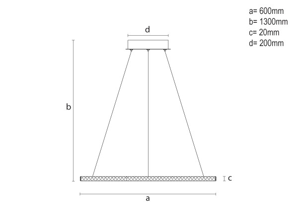 LED závěsné svítidlo s dálkovým ovladačem 90W - TA2313/W 8