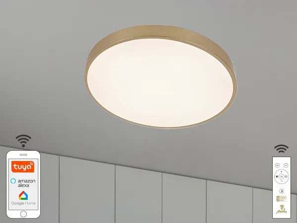 LED svítidlo OPAL + dálkový ovladač + Wifi 48W - LC902AS/GD 1