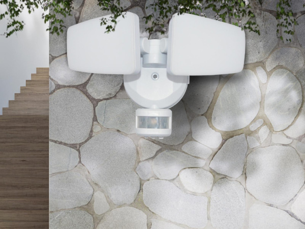 Venkovní bílý LED reflektor s PIR čidlem 24W/3000K/4000K/6000K - LFX125