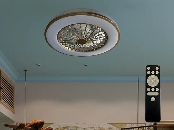 LED svítidlo OPAL + stropní ventilátor + dálkový ovladač 48W - LCL6347