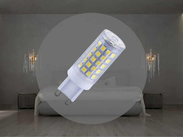 LED žárovka 4,6W - G9 / SMD / 4000K - ZLS625