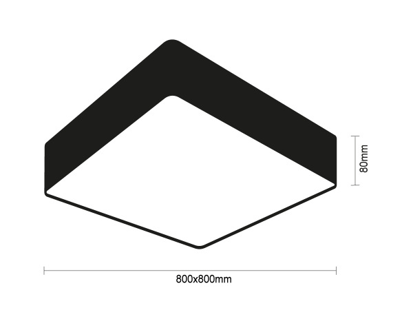 LED stropní svítidlo 215W - CL7232 7