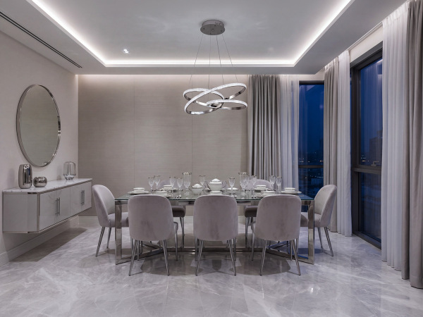 Závěsné LED svítidlo + dálkové ovládání 80 W – J4389/CH 1