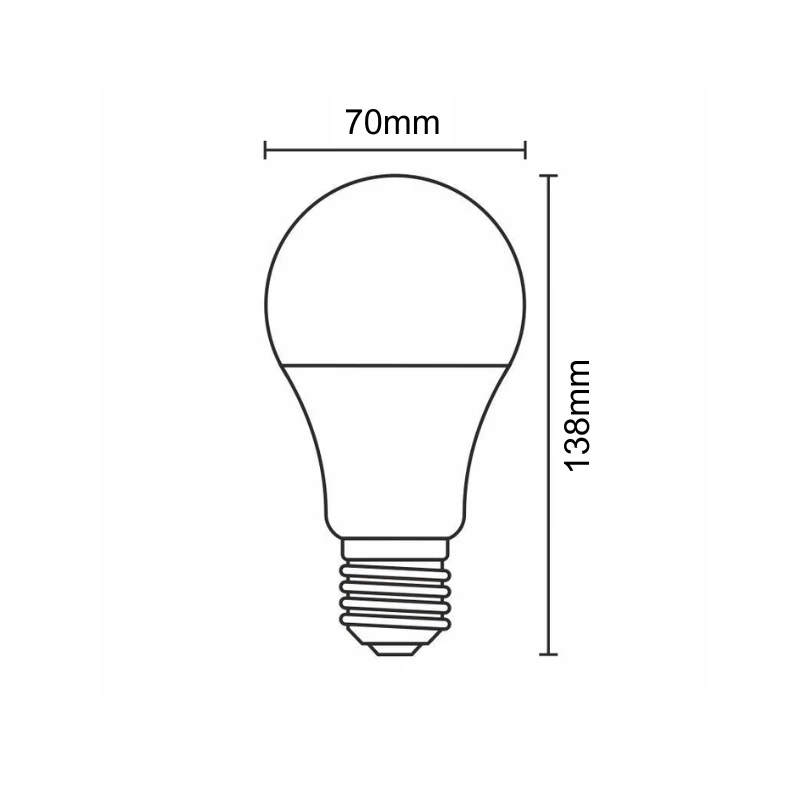 LED žárovka 18W - A70 / E27 / SMD / 6500K - ZLS507 3