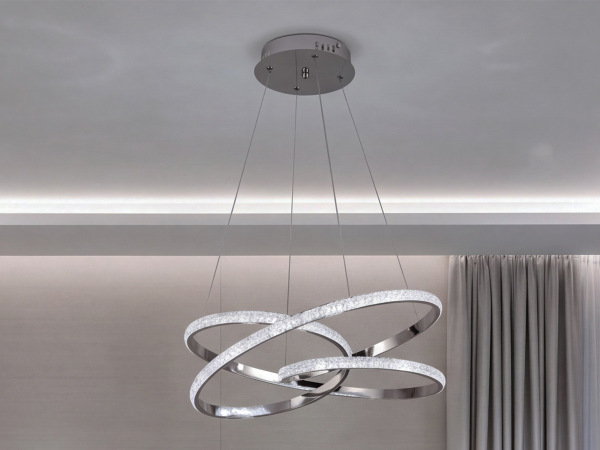 Závěsné LED svítidlo + dálkové ovládání 80 W – J4389/CH