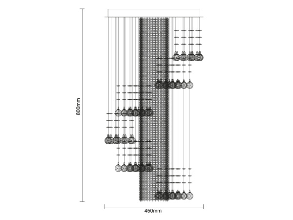 Křišťálový lustr NAURU - N3011 5