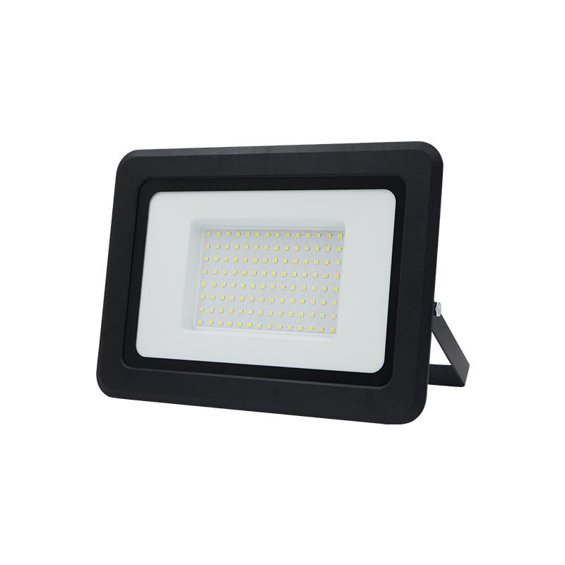 LED černý reflektor 100W / 4000K - LF0025