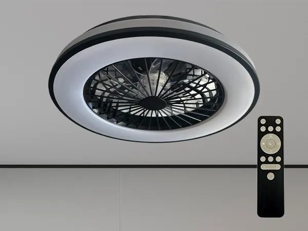 LED svítidlo OPAL + stropní ventilátor + dálkový ovladač 48W - LCL6346