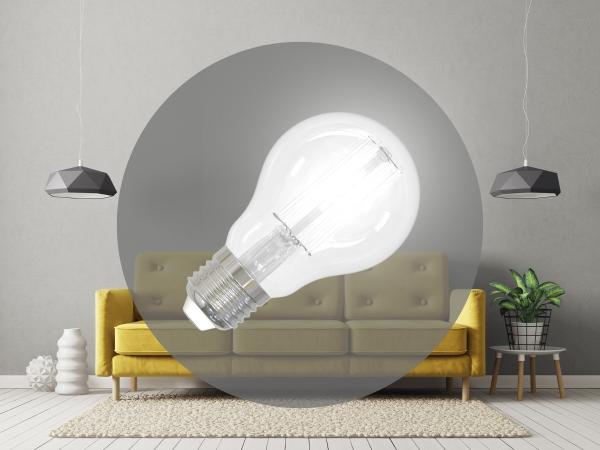 LED Filament BÍLÝ 13W - A60 / E27 / 4000K - ZWF203 1