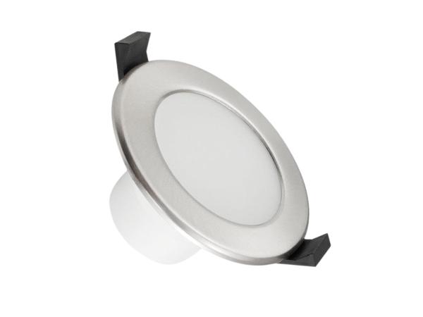 LED svítidlo 7W / IP44 / DR01 / SMD / 3000K / SI - LDL143/S 1