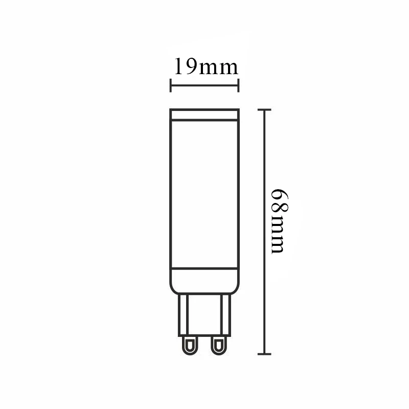 LED žárovka 6,7W - G9 / SMD / 4000K - ZLS627 3