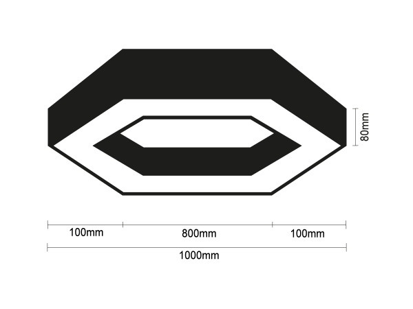 LED stropní svítidlo 90W - CL7633 7