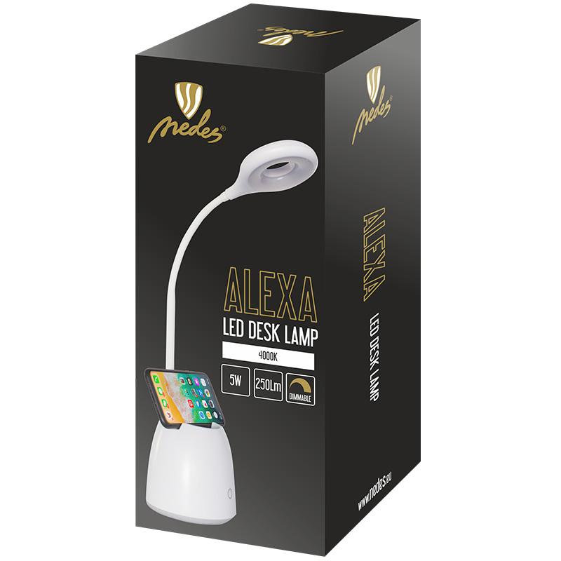 LED lampa ALEXA 5W stmívatelná - DL1204/W