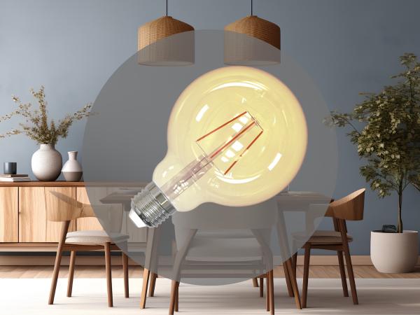 LED Filament 4W VINTAGE- G95 / E27 / 2000K - ZAF101