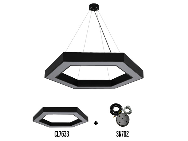 LED stropní svítidlo 90W - CL7633 5