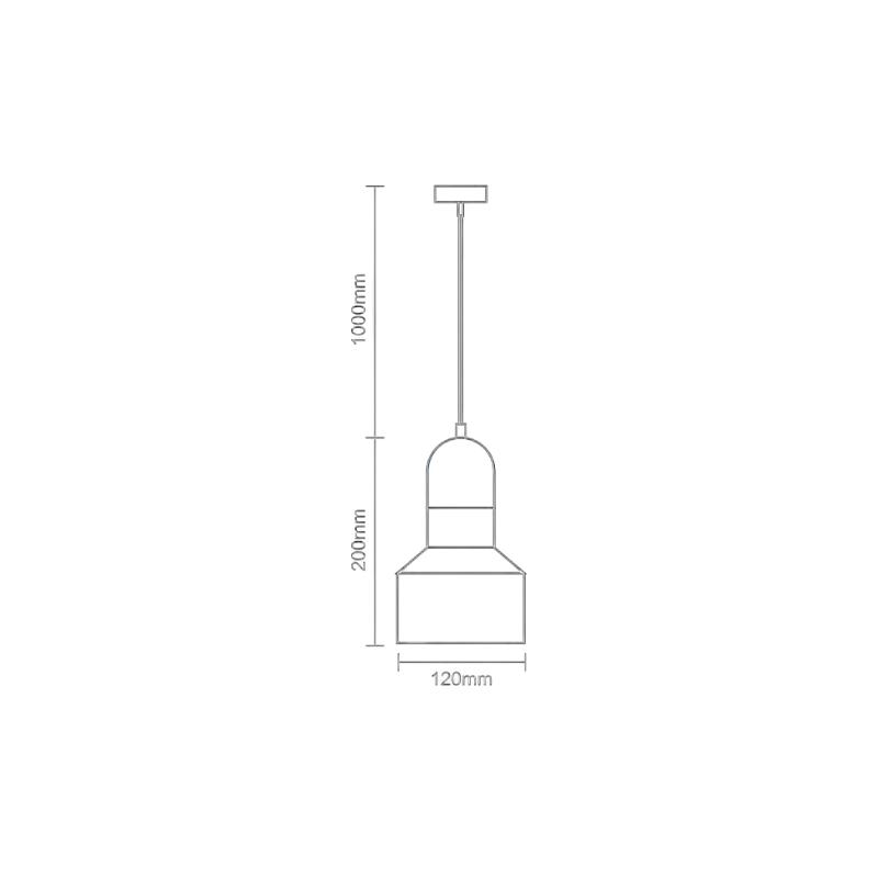 Svítidlo Terrazzo bílá 1 x E27 - ME0214R/W