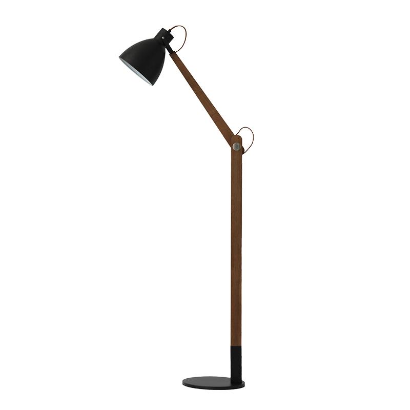 Designová stojací lampa z masivního dřeva E27 / 60W - WRE152