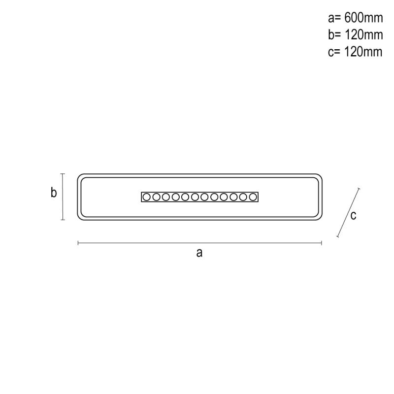 LED stropní svítidlo s dálkovým ovladačem42W - TA1325/WB 16